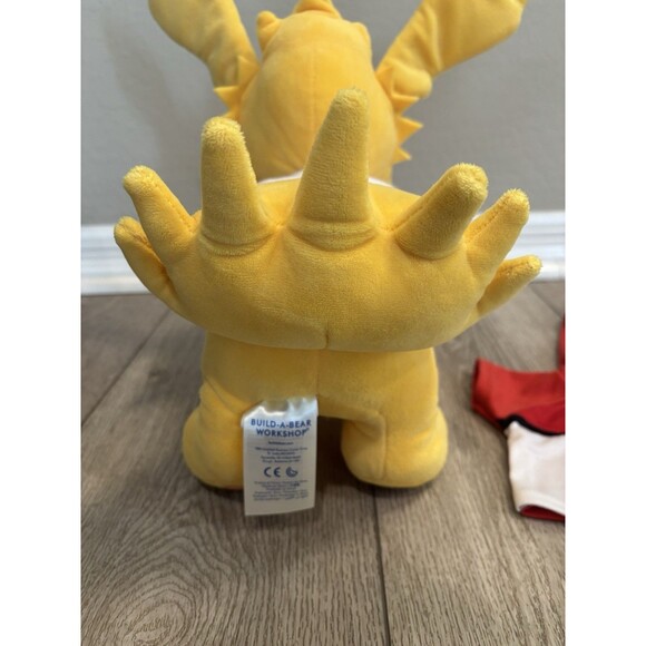 Build a Bear BAB Jolteon Pokemon Plush 14" Stuffed Anime Eeveelution With Shirt - Picture 4 of 9